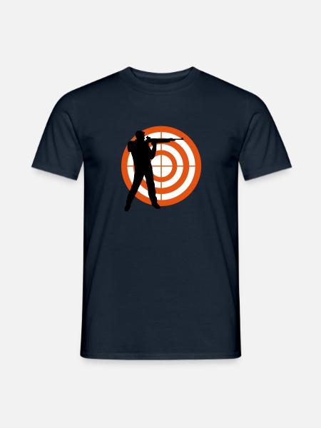sportschutze_3c - Männer T-Shirt - Navy
