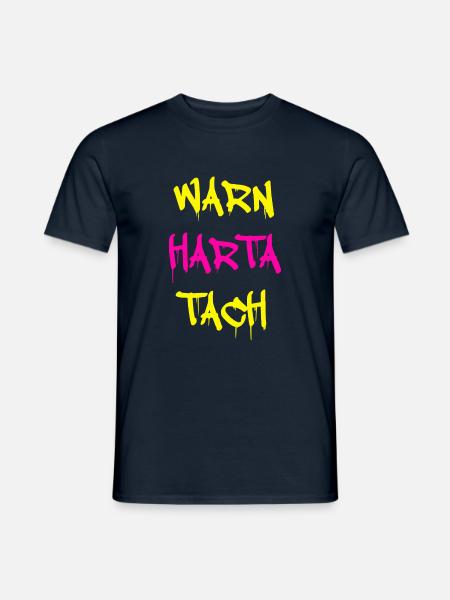 warn harta tach - Männer T-Shirt - Navy