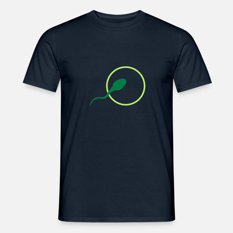 sperm3 - Männer T-Shirt - Navy