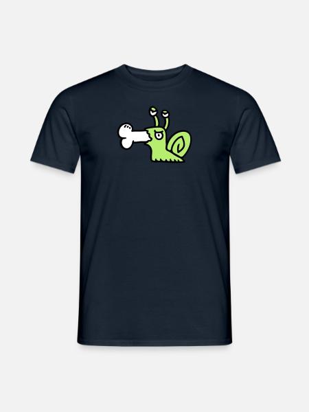 Carnivore worm 3 - Men's T-Shirt - navy