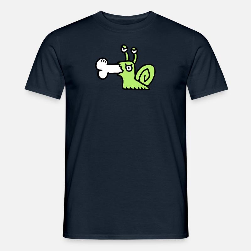 Fleischfresser Schnecke 3 - Männer T-Shirt - Navy