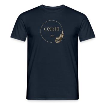Onkel 2023 - Männer T-Shirt - Navy - Vorne - AI Model Male 178 light (178cm)