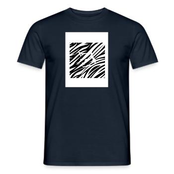Design cat - Männer T-Shirt - Navy - Vorne - AI Model Male 178 light (178cm)