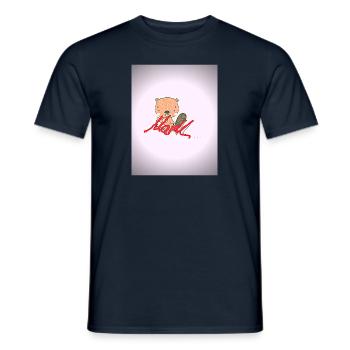 Kathy Design - Männer T-Shirt - Navy - Vorne - AI Model Male 178 light (178cm)
