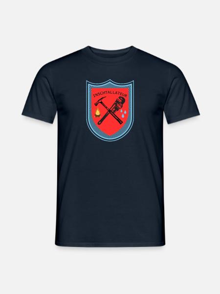 Installateur - Männer T-Shirt - Navy