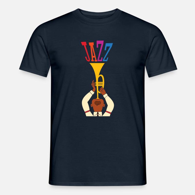 Jazz - Männer T-Shirt - Navy