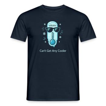 Absolute Zero — Can’t Get Any Cooler - Männer T-Shirt - Navy - Vorne - AI Model Male 178 light (178cm)