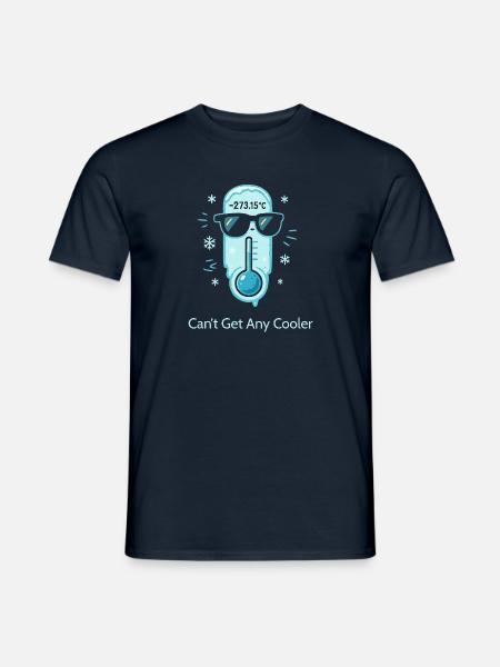 Absolute Zero — Can’t Get Any Cooler - Männer T-Shirt - Navy