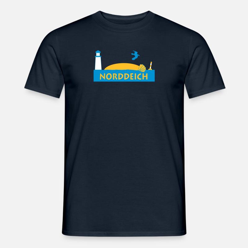 norddeich - Männer T-Shirt - Navy