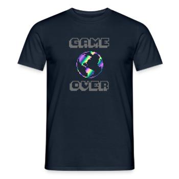 Jeu sur Terre - T-shirt homme - marine - Devant - AI Model Male 178 light (178cm)
