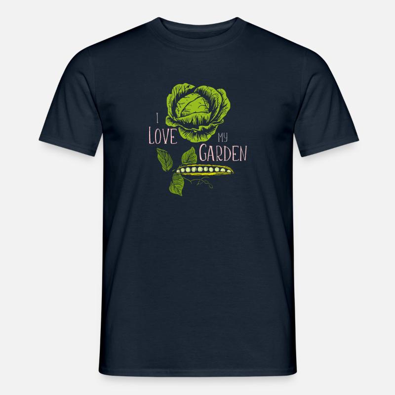 Gemüsegarten - Männer T-Shirt - Navy