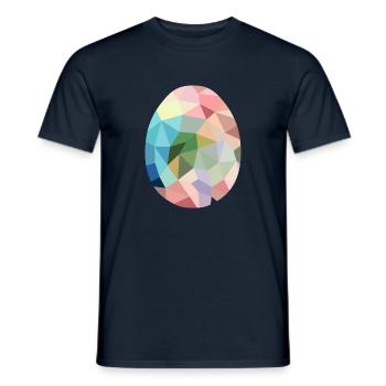 Œuf de Pâques - T-shirt homme - marine - Devant - AI Model Male 178 light (178cm)