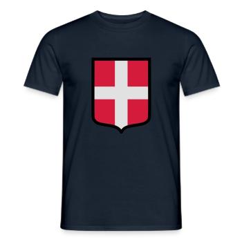 Blason Savoie (K) - T-shirt homme - marine - Devant - AI Model Male 178 light (178cm)