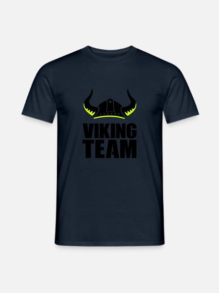 viking team 1 - Männer T-Shirt - Navy