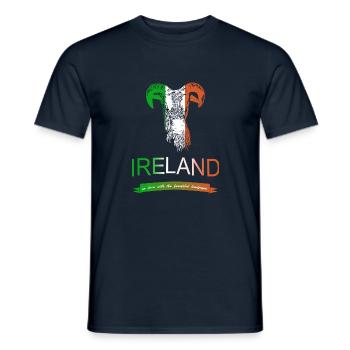 Irland Ireland sheep - Männer T-Shirt - Navy - Vorne - AI Model Male 178 light (178cm)