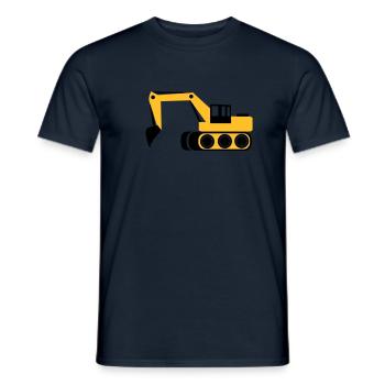 Digger - Men's T-Shirt - navy - Front - AI Model Male 178 light (178cm)