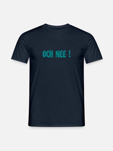Och Nee - Männer T-Shirt - Navy
