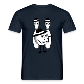 mafia - Männer T-Shirt - Navy - Vorne - AI Model Male 178 light (178cm)