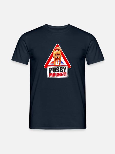 AIMANT À CHATTE! - T-shirt homme - marine