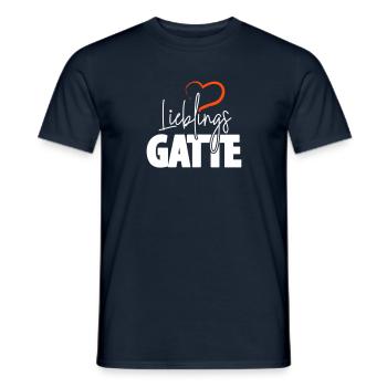 Lieblingsgatte - Männer T-Shirt - Navy - Vorne - AI Model Male 178 light (178cm)