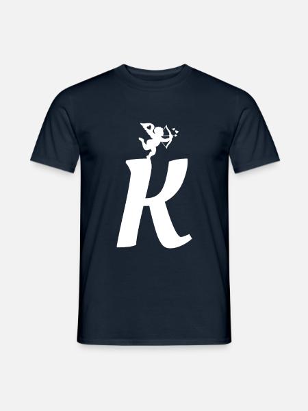 K - Männer T-Shirt - Navy