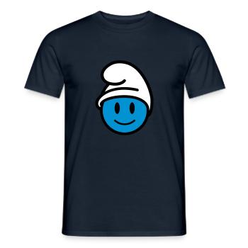 Icône de bas 3c - T-shirt homme - marine - Devant - AI Model Male 178 light (178cm)