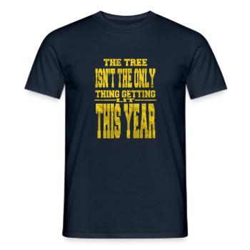 Mignon Beach Holiday Idée cadeau Citation Anniversaire - T-shirt homme - marine - Devant - AI Model Male 178 light (178cm)
