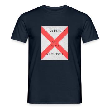 Fitzgerald - Men's T-Shirt - navy - Front - AI Model Male 178 light (178cm)
