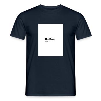 Dr. Beer - Männer T-Shirt - Navy - Vorne - AI Model Male 178 light (178cm)