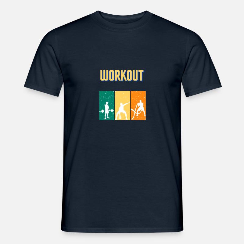 Workout - Männer T-Shirt - Navy