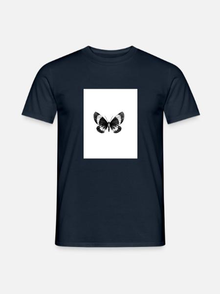 Schmetterling - Männer T-Shirt - Navy