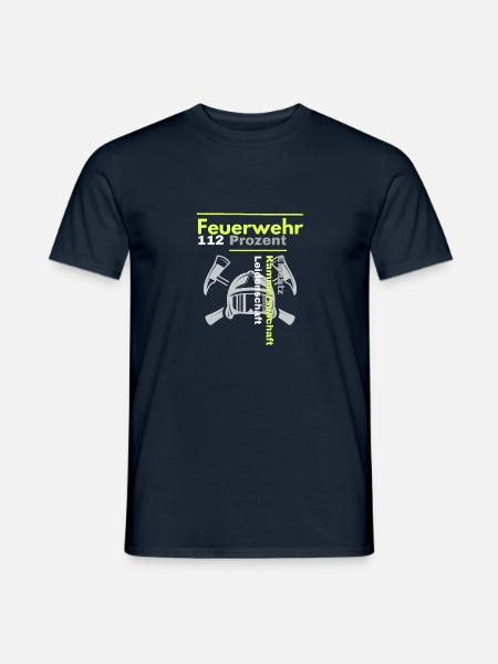 Feuerwehr Design - Männer T-Shirt - Navy