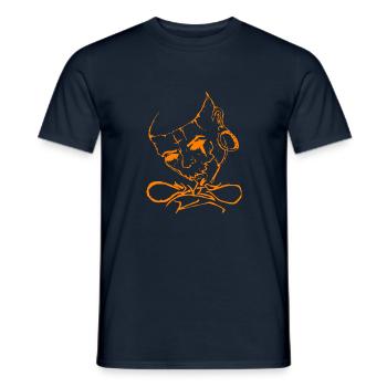 Kkopf5 - Männer T-Shirt - Navy - Vorne - AI Model Male 178 light (178cm)