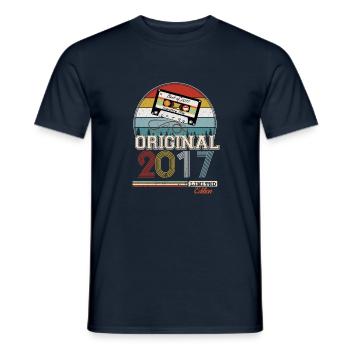 Stylish Retro Gift: 2023 Vintage - Men's T-Shirt - navy - Front - AI Model Male 178 light (178cm)