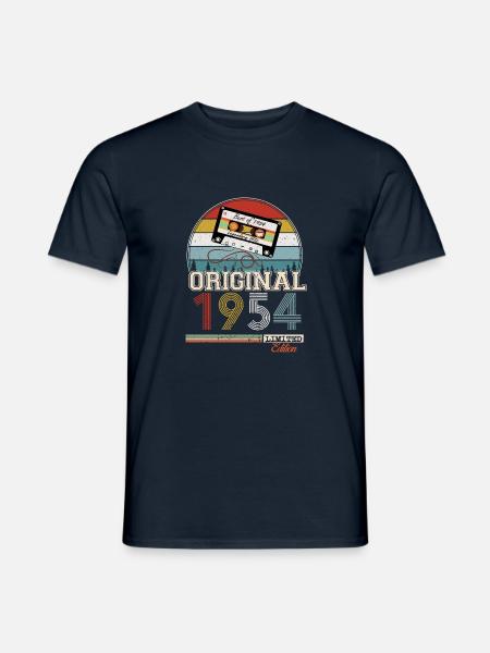 Cadeau rétro élégant : 1954 Vintage - Mænd T-shirt - marineblå