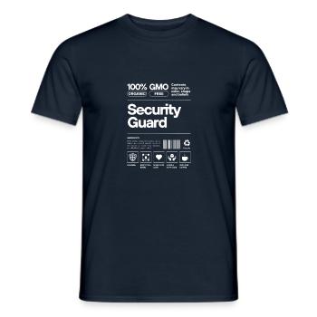 100% Security Guard - Männer T-Shirt - Navy - Vorne - AI Model Male 178 light (178cm)