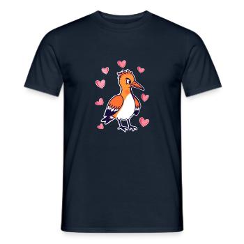 Karikatur Vogel - Männer T-Shirt - Navy - Vorne - AI Model Male 178 light (178cm)