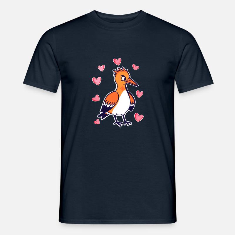 Karikatur Vogel - Männer T-Shirt - Navy