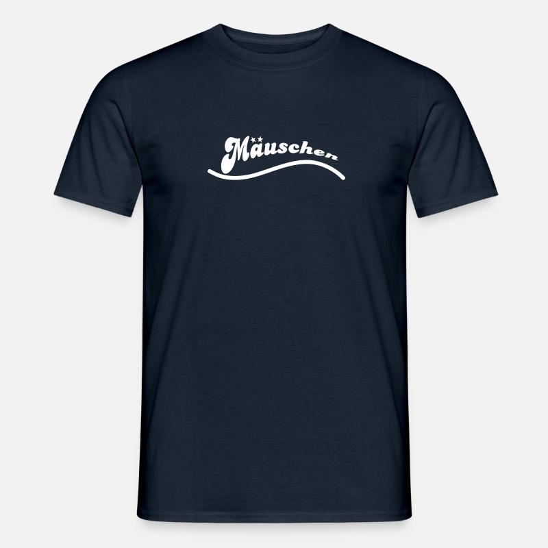 maeuschen - Männer T-Shirt - Navy
