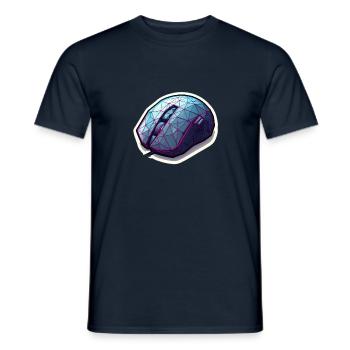 Maus Polygone - Männer T-Shirt - Navy - Vorne - AI Model Male 178 light (178cm)