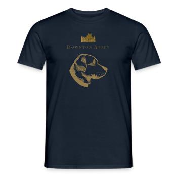 Downton Abbey Labrador Isis Chien - T-shirt homme - marine - Devant - AI Model Male 178 light (178cm)
