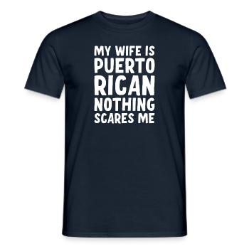 Puerto Rico - Männer T-Shirt - Navy - Vorne - AI Model Male 178 light (178cm)