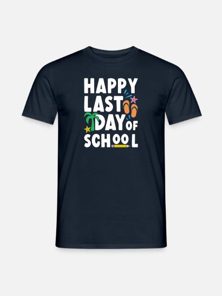 Dernier jour d’école - T-shirt homme - marine