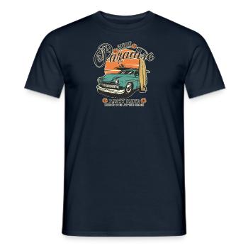 Surf Paradise - Custom Car - Men's T-Shirt - navy - Front - AI Model Male 178 light (178cm)