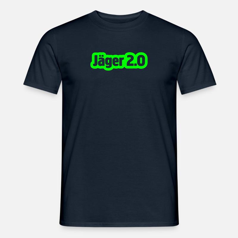 jäger 2.0 - Männer T-Shirt - Navy