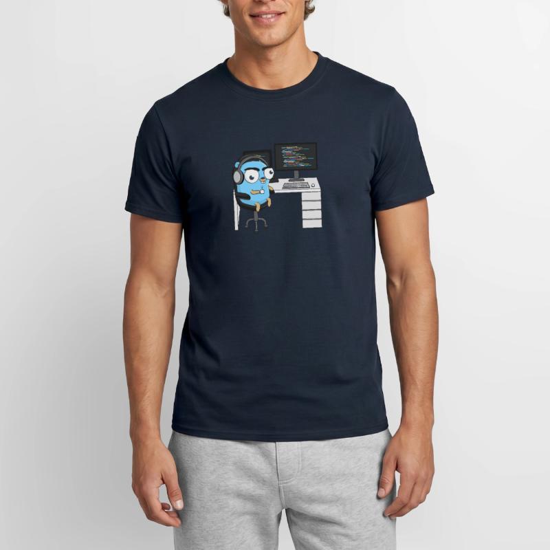 Codage Gopher T-shirt homme