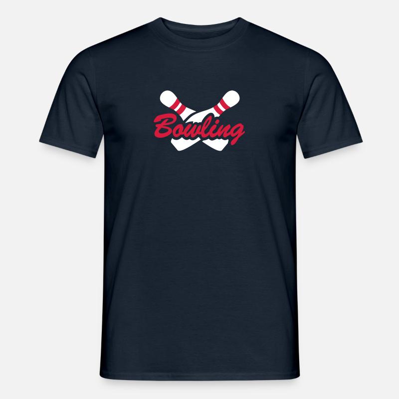 Bowling - Männer T-Shirt - Navy