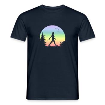 Marche - T-shirt homme - marine - Devant - AI Model Male 178 light (178cm)