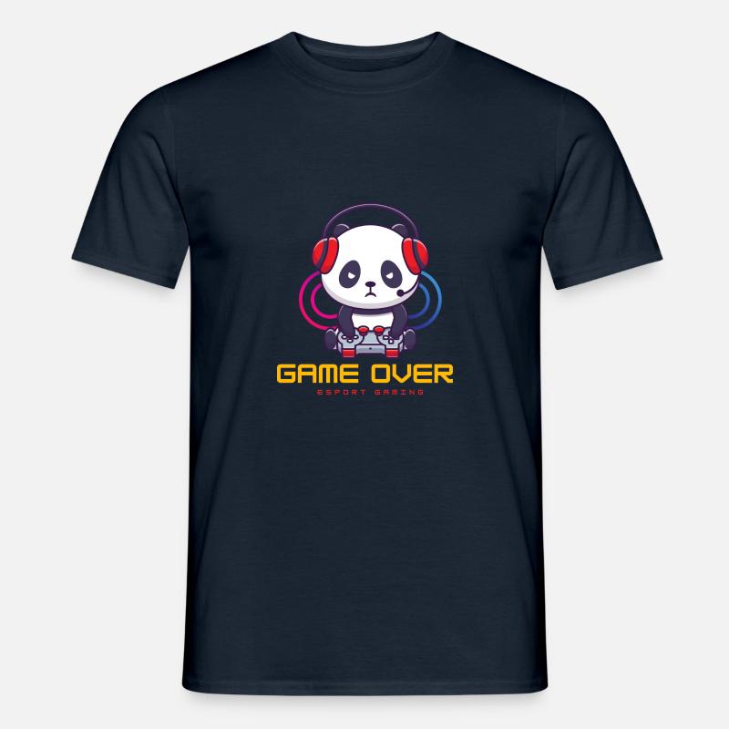 Game over Design - Männer T-Shirt - Navy
