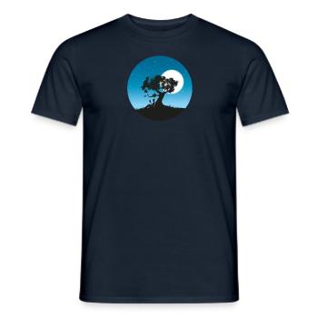 A moment out of time - Men's T-Shirt - navy - Front - AI Model Male 178 light (178cm)
